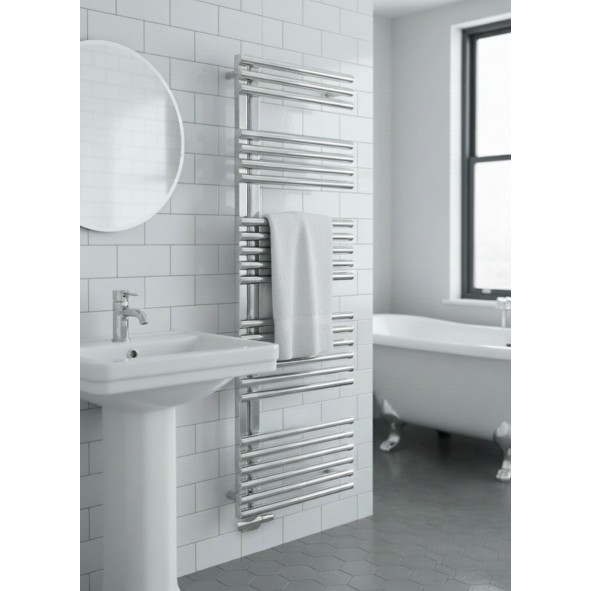 1600x500 Edelstahl Badheizkörper Design Heizkörper Chrom Handtuchwärmer Mittelanschluss