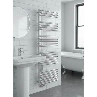 1600x500 Edelstahl Badheizkörper Design Heizkörper Chrom Handtuchwärmer Mittelanschluss