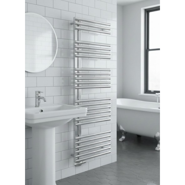 1600x500 Edelstahl Badheizkörper Design Heizkörper Chrom Handtuchwärmer Mittelanschluss