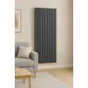 Design Flach Paneelheizkörper Doppellagig Mittelanschluss 1800 x 662 Anthrazit Design Flach Paneelheizkörper Doppellagig Mittelanschluss 1800 x 662 Anthrazit