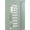 Vertikal Handtuchwärmer mit Spiegel Einlagig Mittelanschluss Weiß 1610x600 mm Badheizkörper