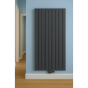 Design Flach Paneelheizkörper Doppellagig Mittelanschluss 1800 x 662 Anthrazit Design Flach Paneelheizkörper Doppellagig Mittelanschluss 1800 x 662 Anthrazit