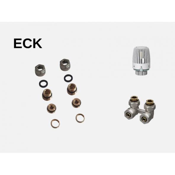 Hahnblock Set Eck Heizkörper Thermostatkopf Zweirohr Ventil Eurokonus 1/2 16mm Hahnblock Set Eck Heizkörper Thermostatkopf Zweirohr Ventil Eurokonus 1/2 16mm