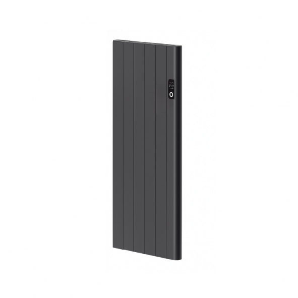 Flach Alu Vertikal Wand Elektroheizung mit Thermostat Effizient WLAN-fähig Konvektor Anthrazit Flach Alu Vertikal Wand Elektroheizung mit Thermostat Effizient WLAN-fähig Konvektor Anthrazit