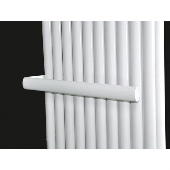 590 mm Handtuchstange Design Handtuchhalter für Paneelheizkörper Ellipse Weis